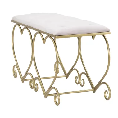 ŁAWKA HEART ROSA 105x37,5x51,5 cm